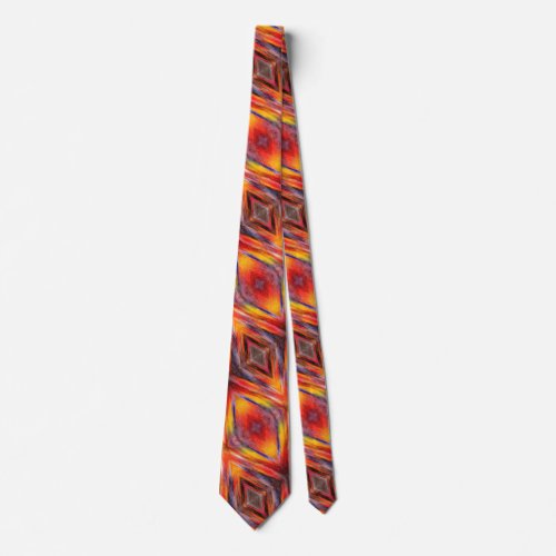 Sunset Abstract Colors Neck Tie _ Summer Party