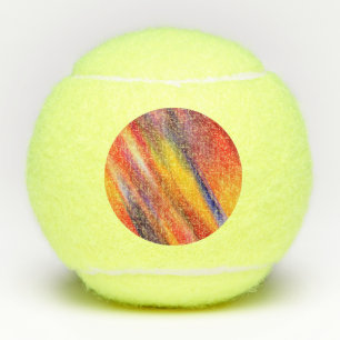 Sunset Abstract Colors Tennis Balls