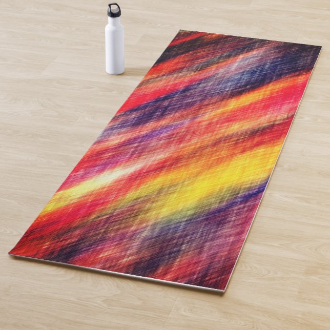 Sunset Abstract Colors Yoga Mat (In Situ)