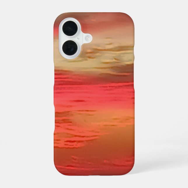 Sunset Abstract Design iPhone Case (Back)