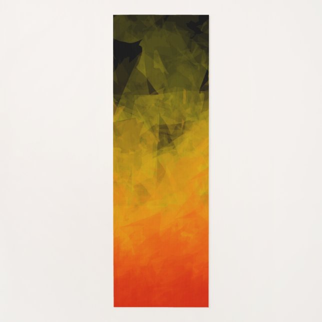 Sunset Abstract Facets - Yoga Mat (Front)