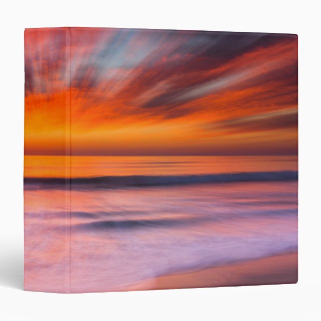 Sunset abstract from Tamarack Beach Binder (Front/Spine)