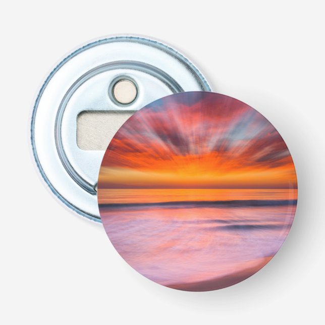 Sunset abstract from Tamarack Beach Bottle Opener (Front)