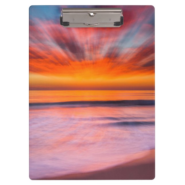 Sunset abstract from Tamarack Beach Clipboard (Front)