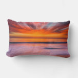 Sunset Abstract From Tamarack Beach Lumbar Pillow at Zazzle