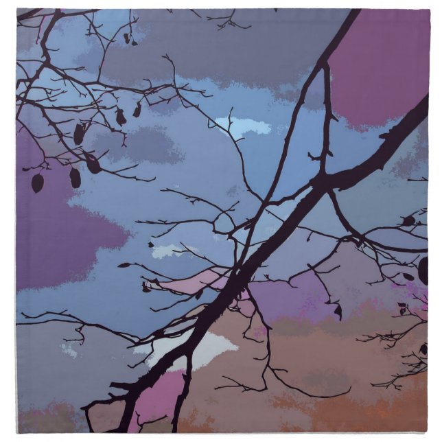 Sunset Abstract Napkins (Front)