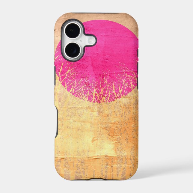 Sunset | Abstract Painting Iphone Case (Back)