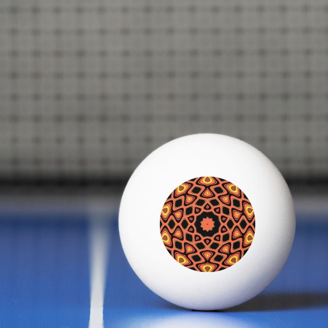 SUNSET ABSTRACT PING PONG BALL (Net)