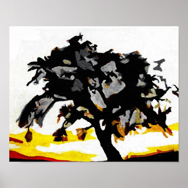 Sunset Abstracted Poster (Front)