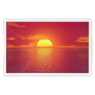 Sunset Acrylic Tray