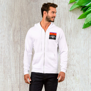 Sunset Airplane Approach Runway Lights Aviation  Hoodie