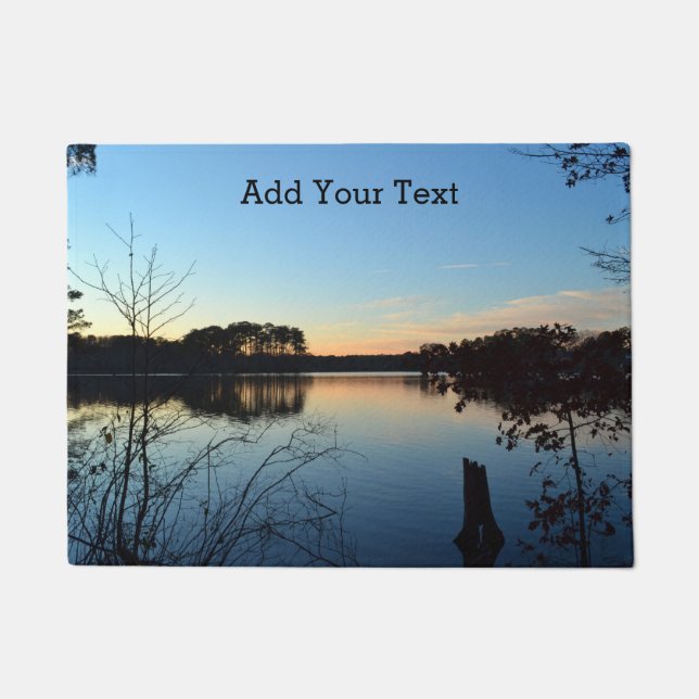 Sunset 'Almost Gone' by Shirley Taylor  Doormat (Front)