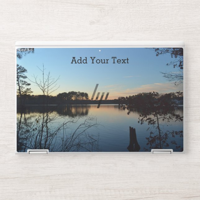 Sunset 'Almost Gone' by Shirley Taylor HP Laptop Skin (Front)