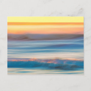 Sunset and Ocean   Cape Disappointment State Park Postcard