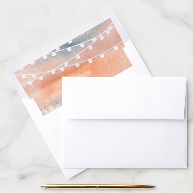 Sunset and Pine Forest Envelope Liner (Desk)