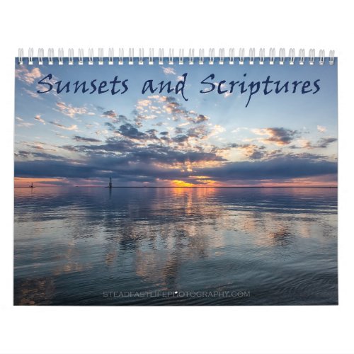 Sunset and Scriptures Calendar