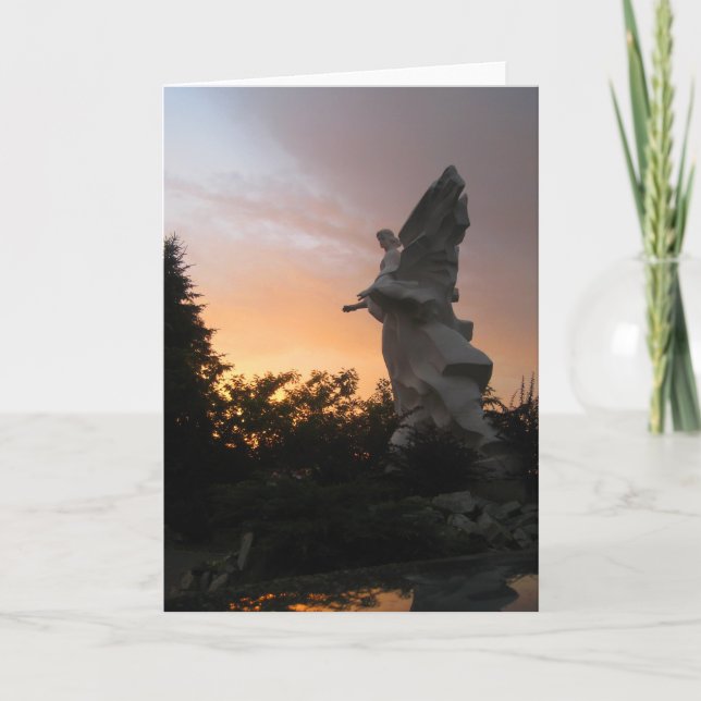 Sunset Angel - Ukraine Card (Front)