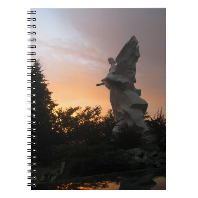 Sunset Angel - Ukraine Notebook (Front)