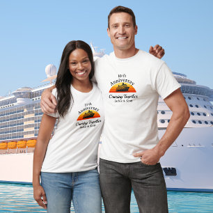 Sunset Anniversary Cruise Personalize T-Shirt