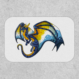 "Sunset" Aroace Pride Dragon Patch