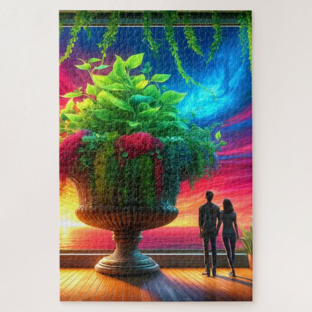Sunset Art Jigsaw Puzzle (Vertical)