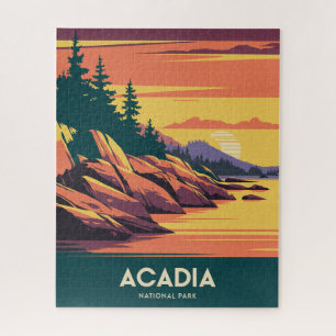 Sunset at Acadia National Park Jigsaw Puzzle