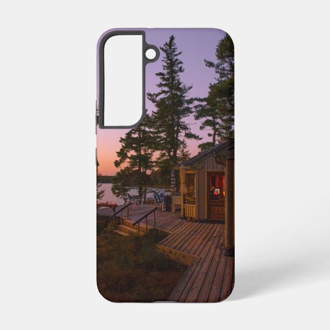 Sunset at Acadia Park Samsung Galaxy Case (Back)