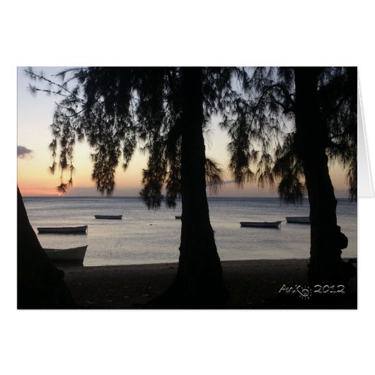 Sunset at Albion Cards (Front Horizontal)