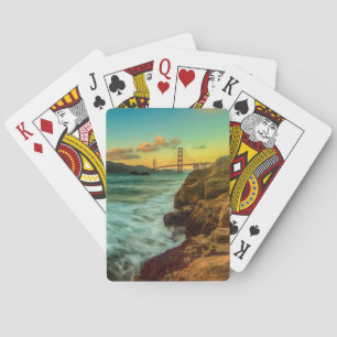 Sunset at Baker Beach Poker Cards