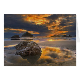 Sunset at Bandon, Oregon Cards