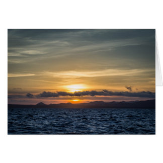 Sunset at Bartolome Island Cards