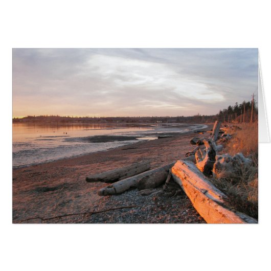 Sunset at Birch Bay Cards (Front Horizontal)
