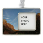 Sunset at Canyon Junction at Zion National Park Christmas Ornament