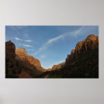 Sunset at Canyon Junction at Zion National Park Poster