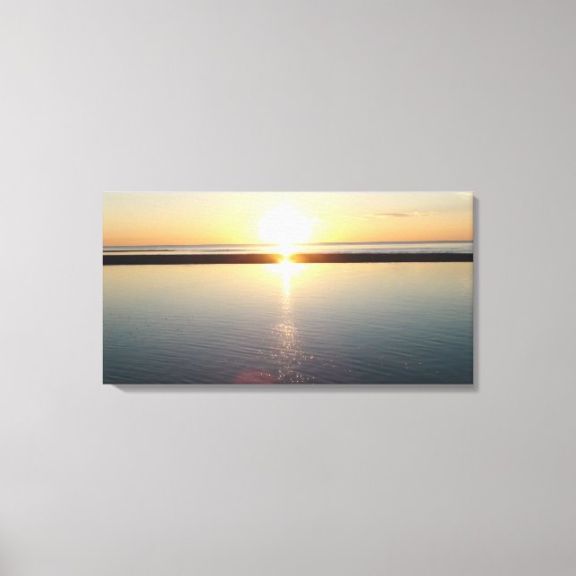 Sunset at Cape Cod Picture Canvas Print (Front)