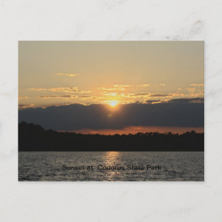 Sunset at Codorus State Park Postcard