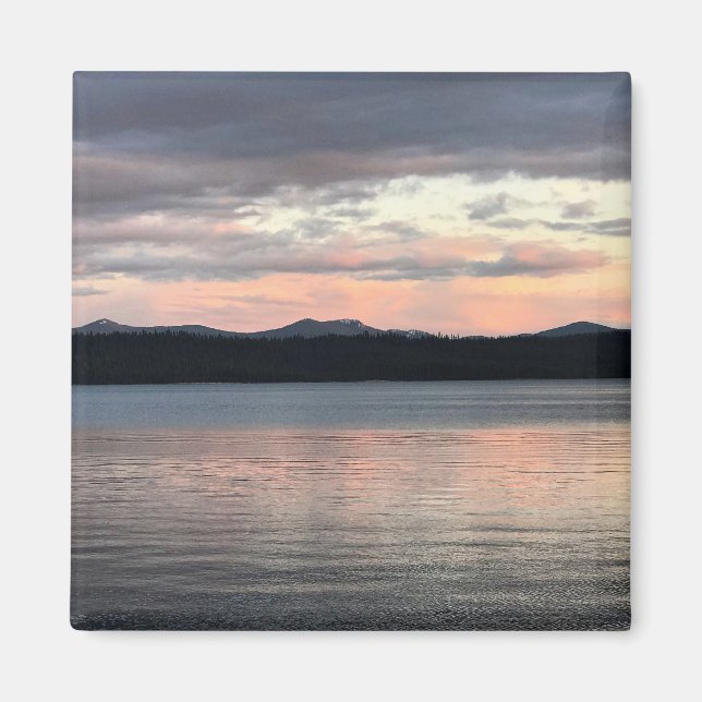 Sunset at Crescent Lake, OR Magnet (Front)