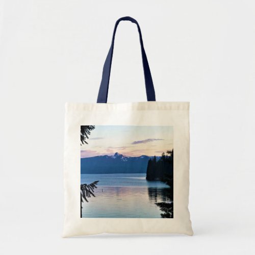 Sunset at Crescent Lake Oregon Tote Bag