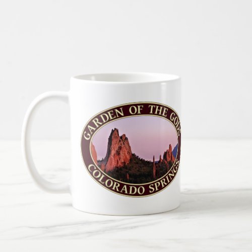 Sunset at Garden of the Gods in Colorado Springs Coffee Mug