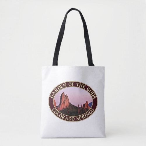 Sunset at Garden of the Gods in Colorado Springs Tote Bag