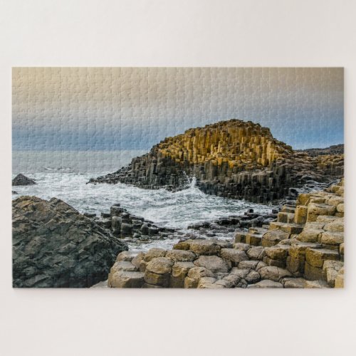 Sunset at Giants Causeway Jigsaw Puzzle