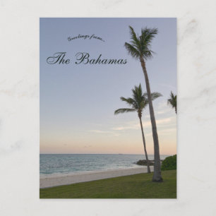 Sunset at Grand Bahama The Bahamas Postcard
