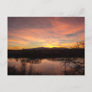 Sunset at Highland Glen Postcard