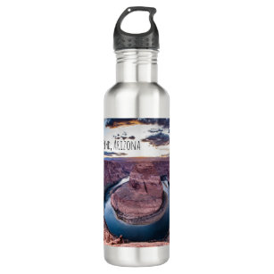 Sunset at Horsehoe Bend Stainless Steel Water Bottle