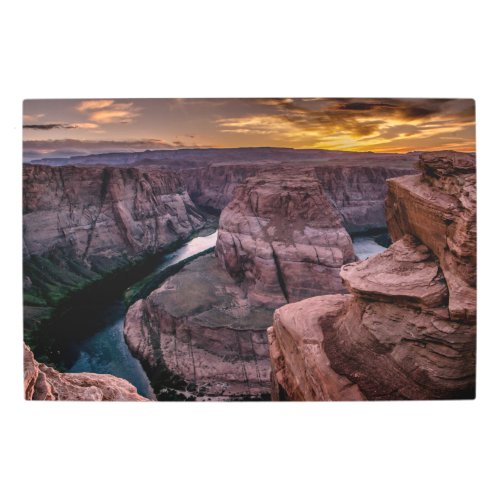 Sunset at Horseshoe Bend Arizona Metal Print