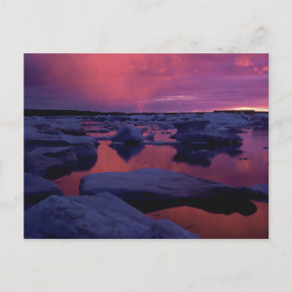 Sunset at Hudson Bay, Canada Postcard