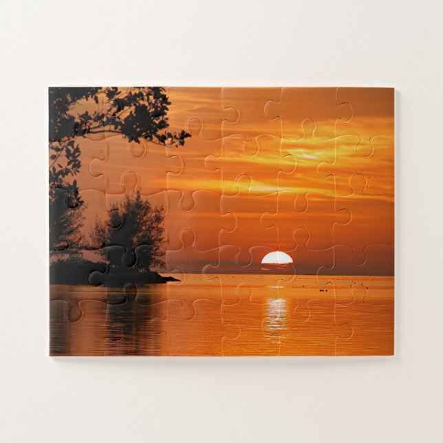 Sunset at Key West, Florida Jigsaw Puzzle (Horizontal)