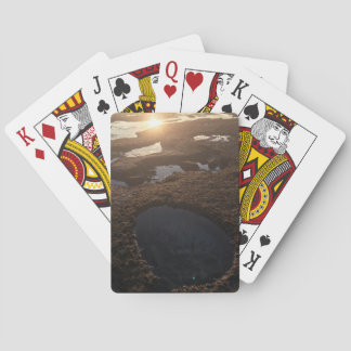 Sunset at La Jolla Tide Pools Poker Cards