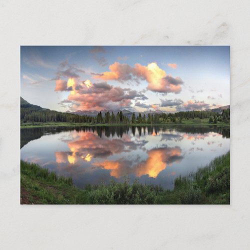 Sunset at Little Molas Lake _ Colorado Trail Postcard