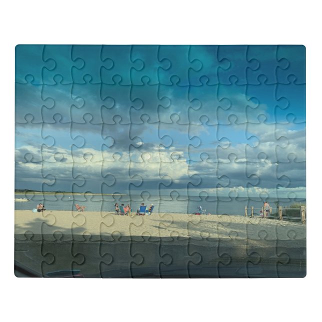 Sunset at Loop Beach, Cape Cod Jigsaw Puzzle (Puzzle Horizontal)